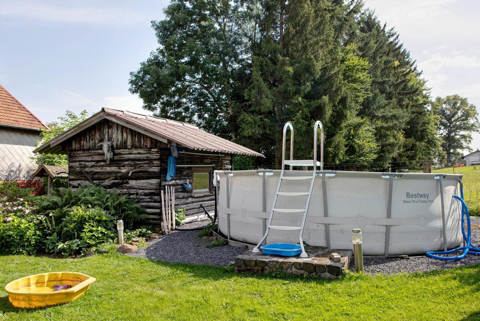 Ferienwohnung Wiesenschneiders Freiensteinau エクステリア 写真